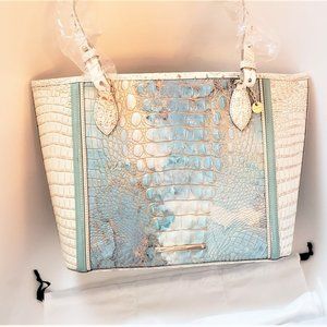 NWT BRAHMIN Medium Asher Serendipity Schulz Tote Leather Handbag Originally $345